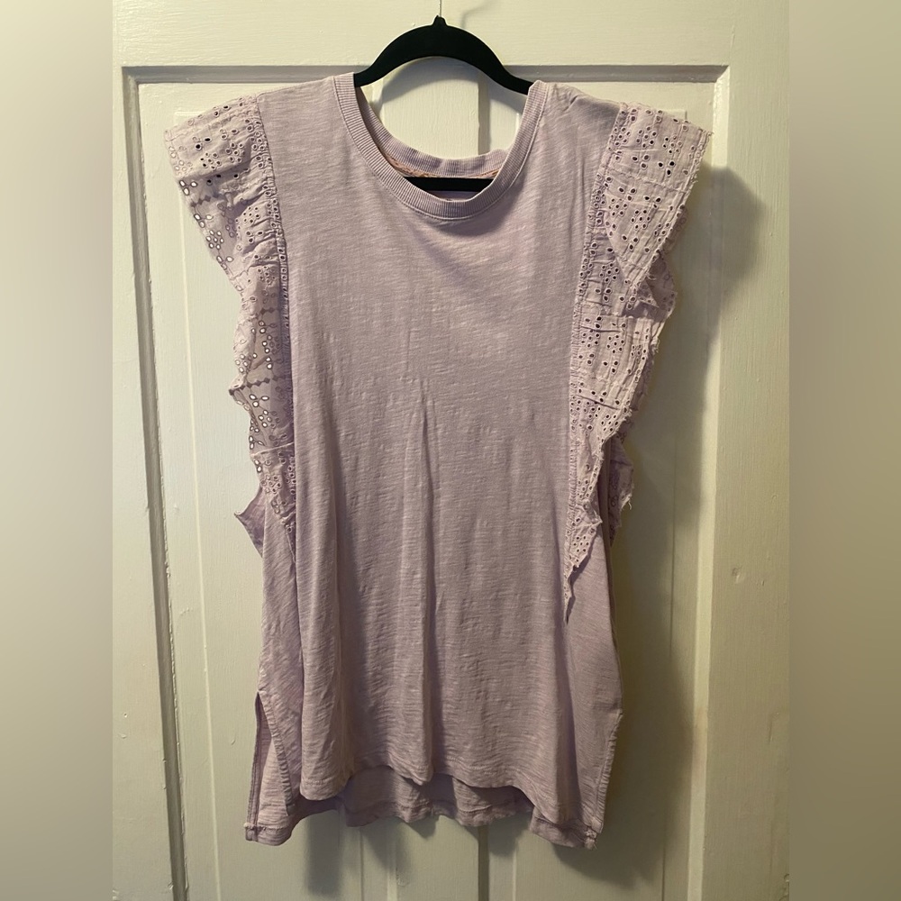 Pilcro Light Purple Summer Top